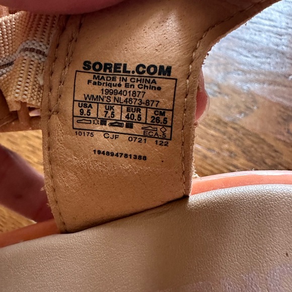 Sorel Joanie III ankle strap wedge, size 9.5 - Picture 5 of 6